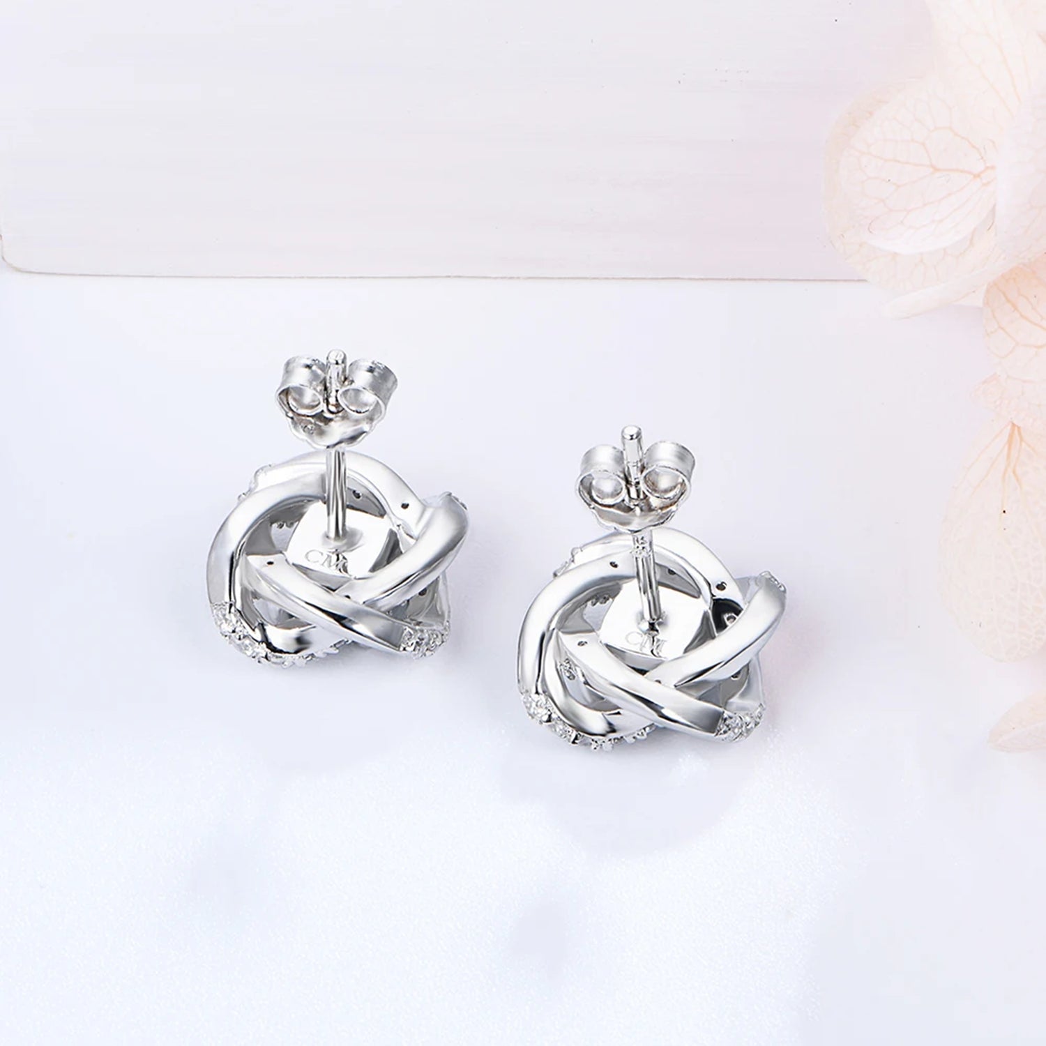 Cushion Emerald Elegance Stud Earrings